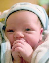 Newborn Baby Umbilical Cord Circumcised