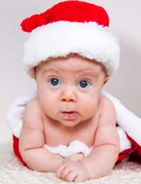 Baby Babies First Christmas Holiday